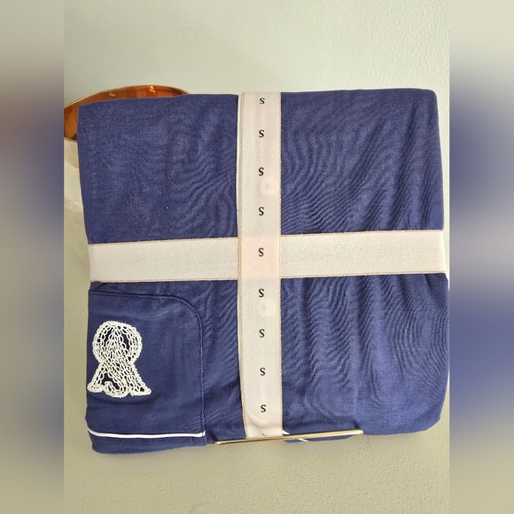 NWT Victoria's Secret Modal Soft Short Pajama Set - Navy - Picture 4 of 4